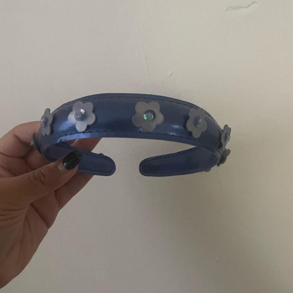 Flower Blue Headband